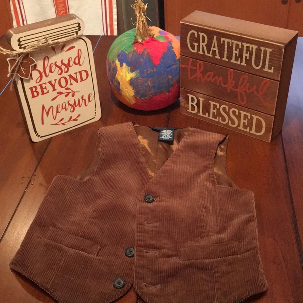 Ralph Lauren Toddler Corduroy Vest: Size 4